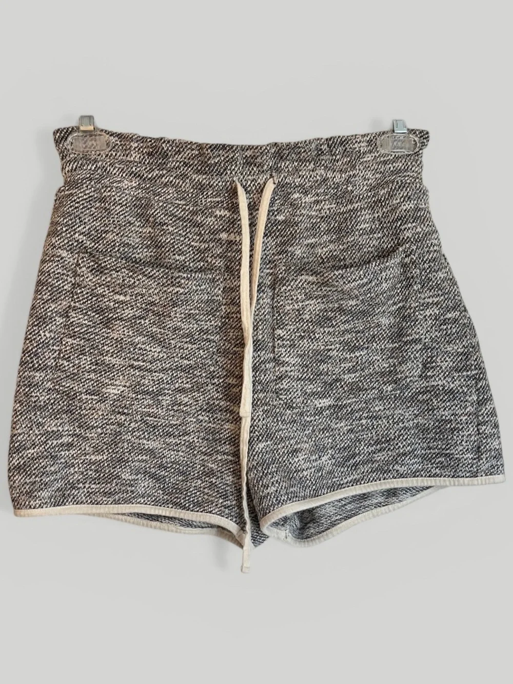 Soft Joie Heavyweight Cotton-Blend Drawstring Lounge Shorts Size Small